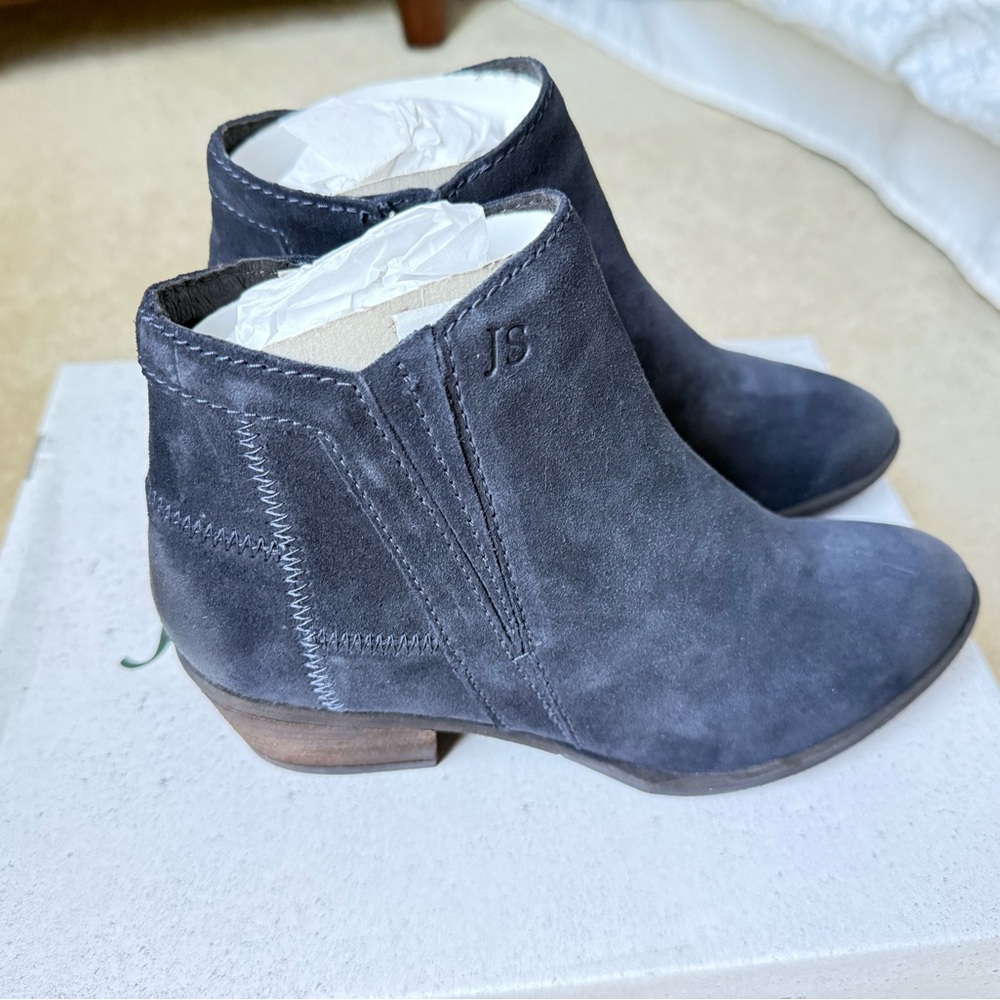 NIB Josef Seibel Daphne 09 Leather Jeans (Blue) Ankle Boot EU 36